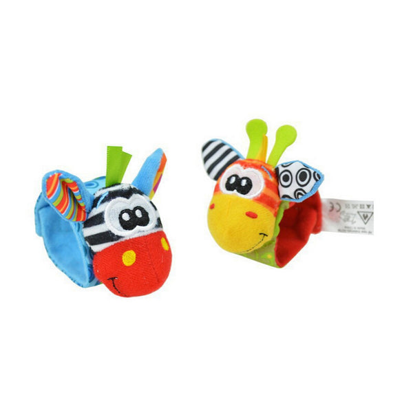 Baby Rattle Socks Wrist Band 4 Pcs Kahlily