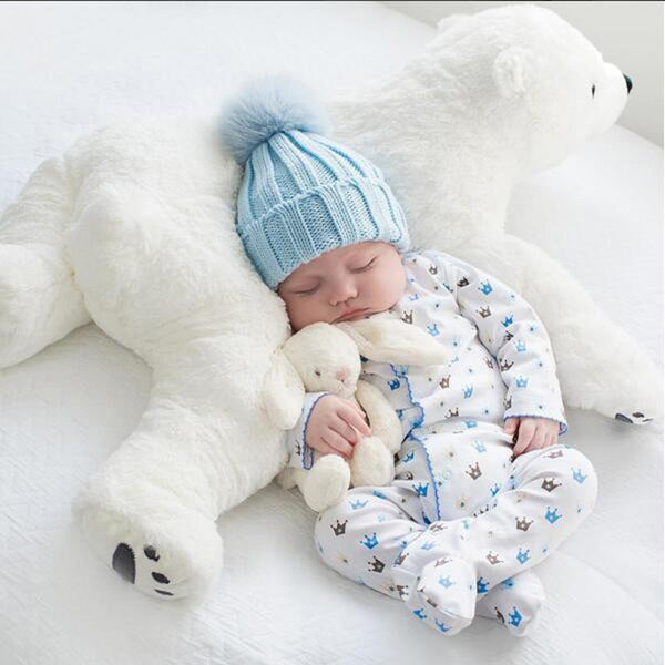 Polar Bear Baby Pillow