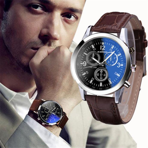 Blue Ray Glass Watch