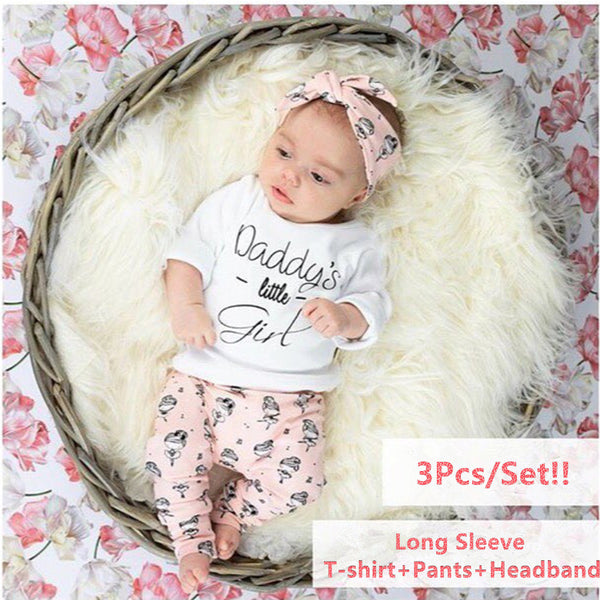 Daddy's Little Girl 3 Pcs Set