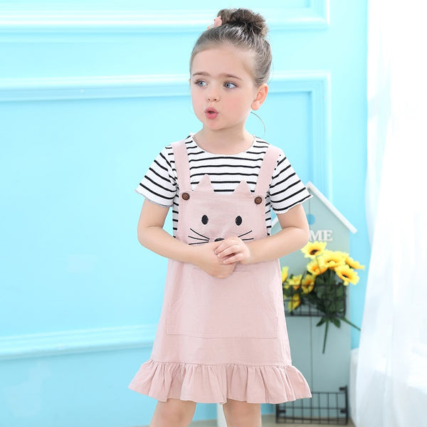 Kitty Strap Dress And Tee