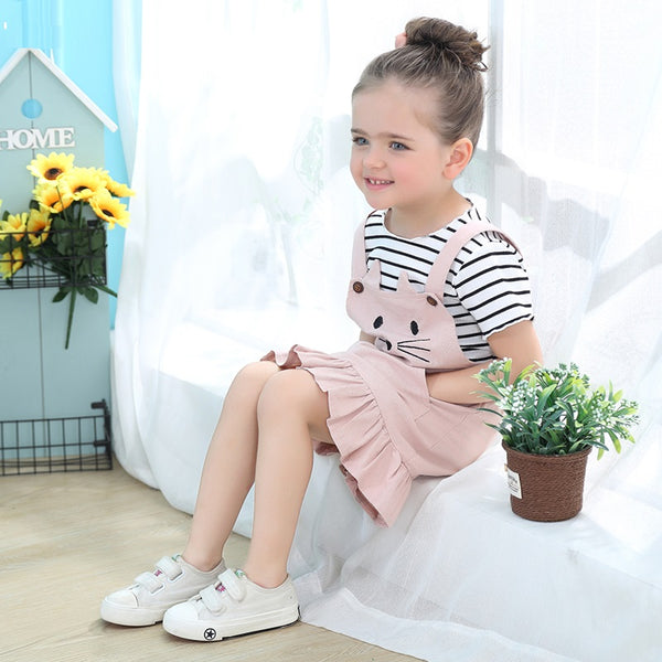 Kitty Strap Dress And Tee