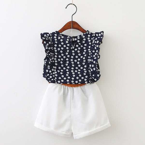 Mindy Ruffles Shirt and Pants Set