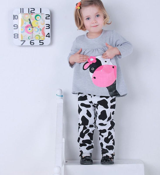 Moo With Me Girls Top And Pants