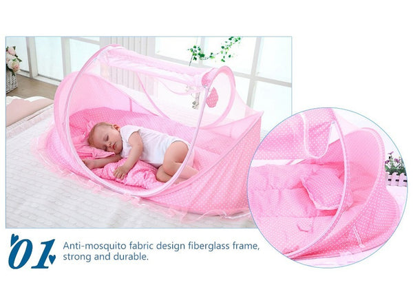 Portable Foldable Baby Crib