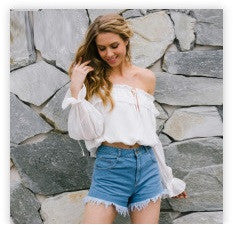 Ruffled Off Shoulder Blouse