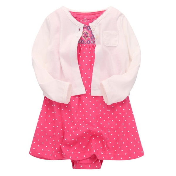 Bodysuit Dress & Cardigan
