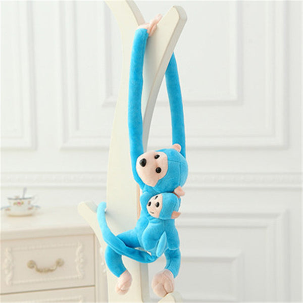 Mother and Son Long Arm Monkey
