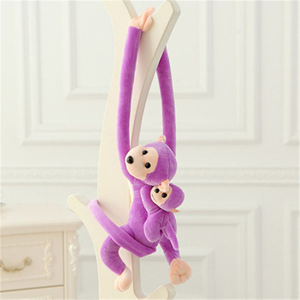 Mother and Son Long Arm Monkey