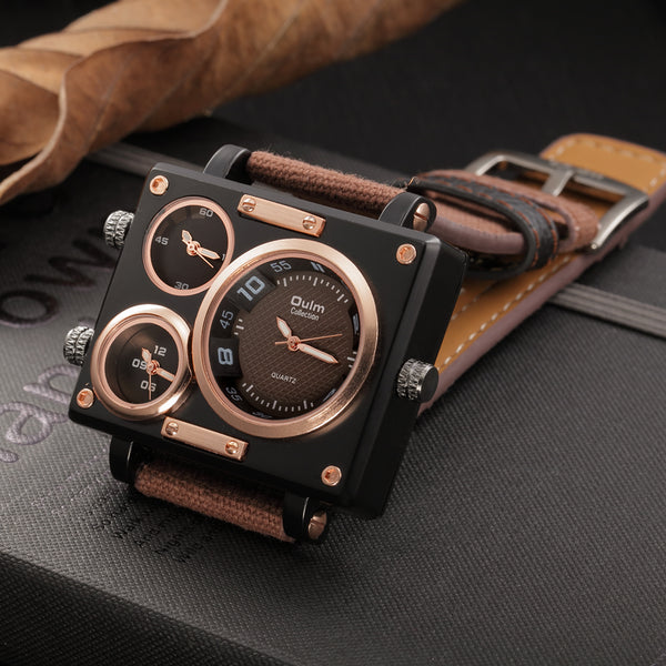 Multiple Time Zone Luxury Watch