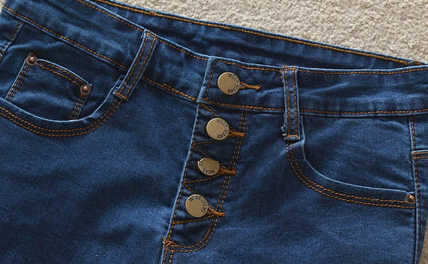 High Waist Denim Shorts