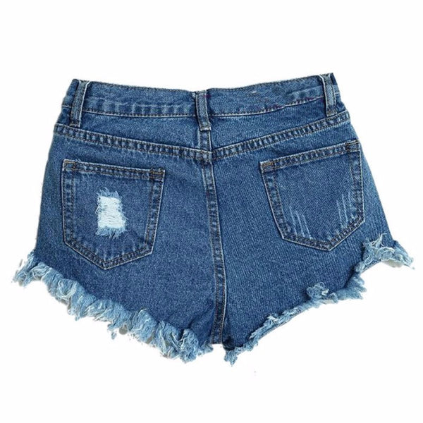 High Waist Denim Shorts Slim Fit outfit