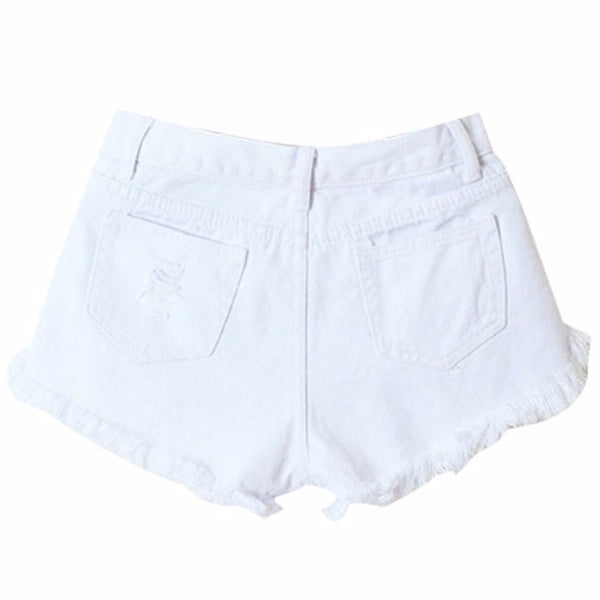 High Waist Denim Shorts Slim Fit outfit