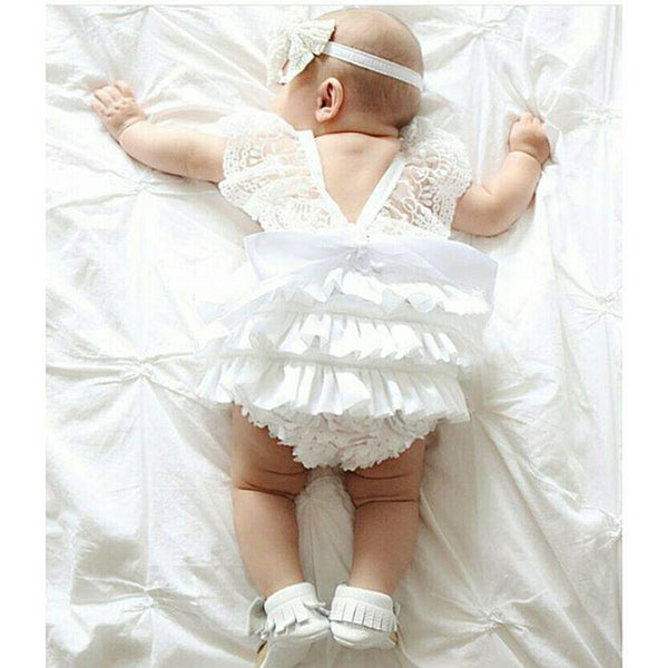 Kahlily White Lace Romper
