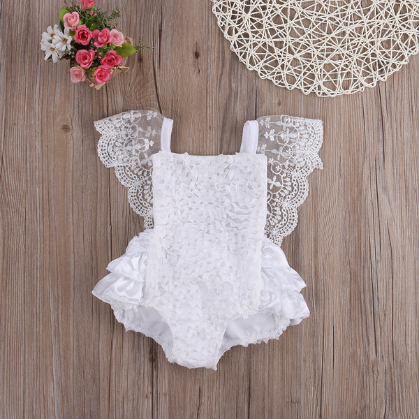 Kahlily White Lace Romper