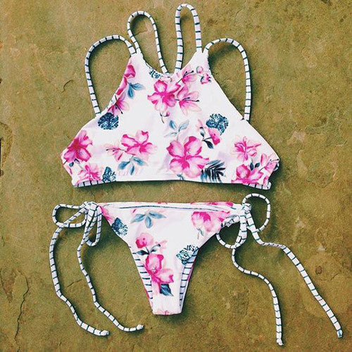 Peyton Pink Floral Bikini