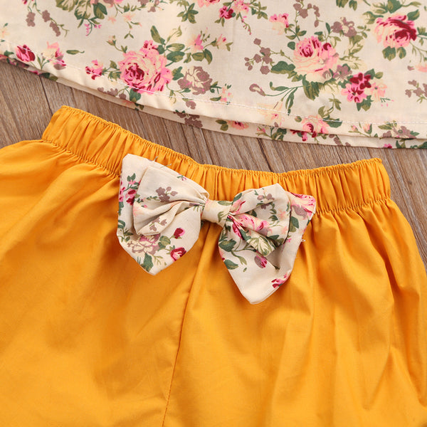 Sweet Darling Floral Top Shorts