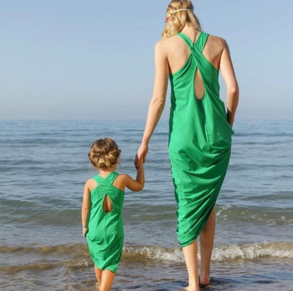 Sandy Beach Matching  Dresses
