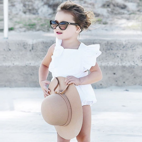 Angel White Lace Romper