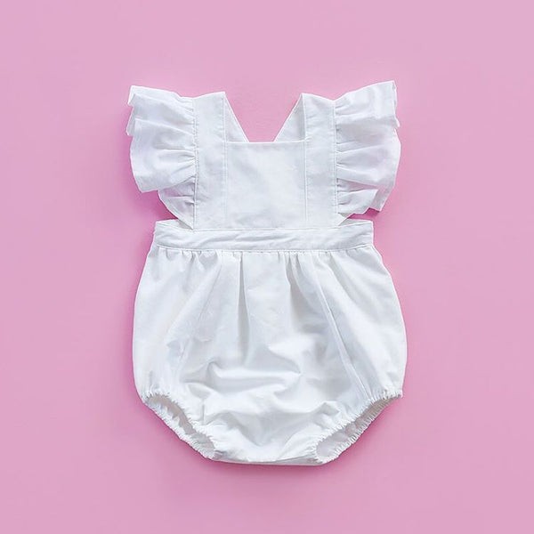 Angel White Lace Romper