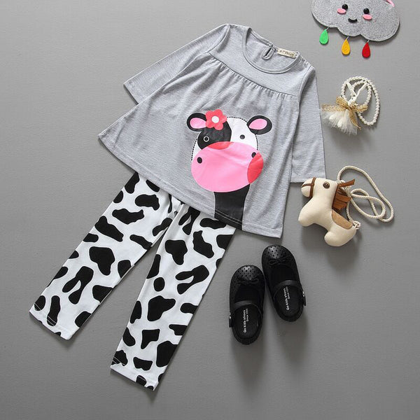Moo With Me Girls Top And Pants