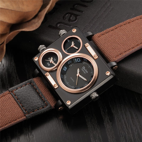 Multiple Time Zone Luxury Watch
