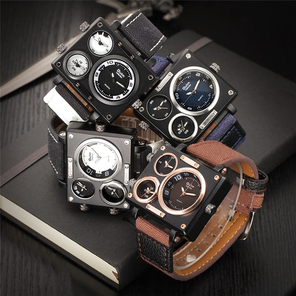 Multiple Time Zone Luxury Watch