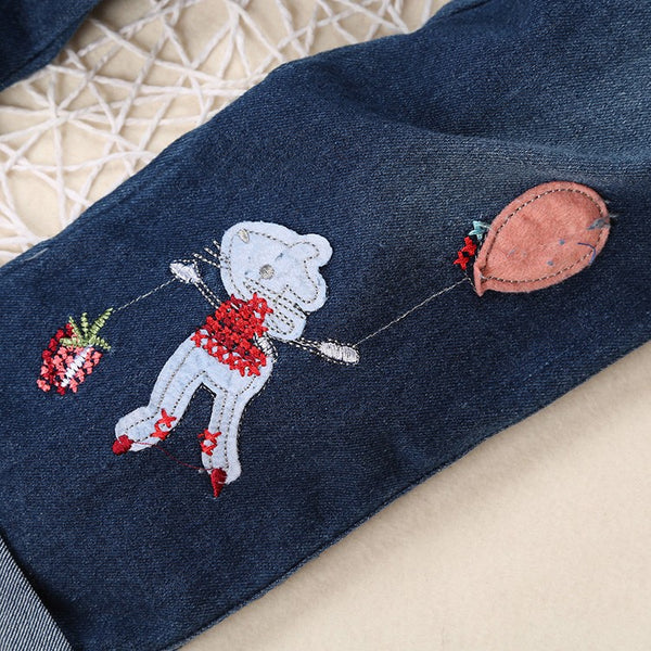 Girls Embroidered 2 Piece Outfit