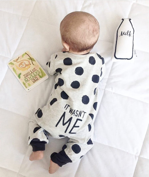 It Wasn't Me Baby Romper