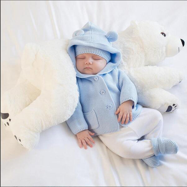 Polar Bear Baby Pillow