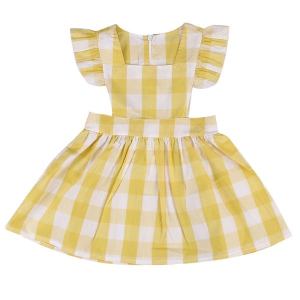 Ana Lisa Checks and Ruffles Dress