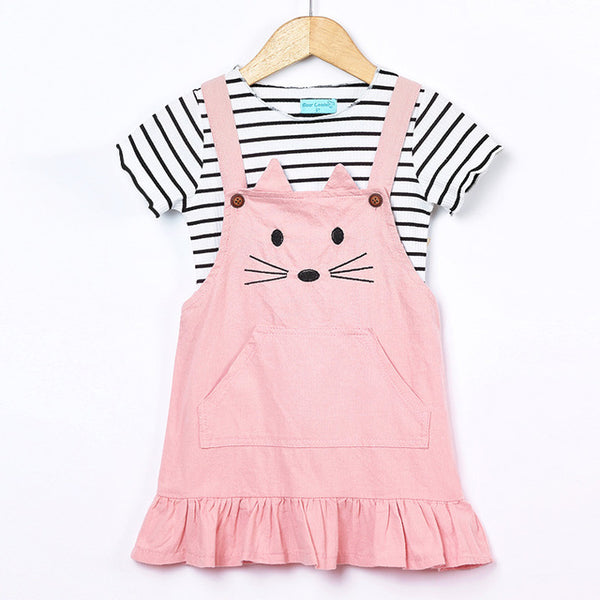 Kitty Strap Dress And Tee
