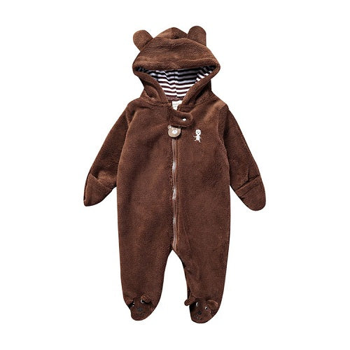 Hoodie Bear Baby Romper