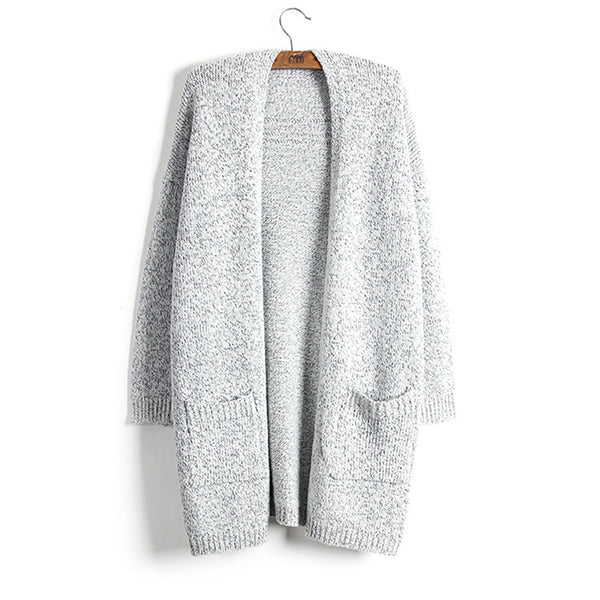 Long Sleeve Knitted Cardigan Sweater