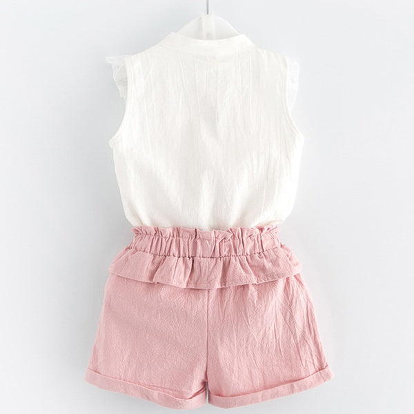 Pinky Ruffles Shirt and Pants Set – Kahlily.com
