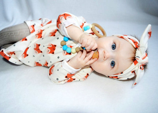 Baby Girl  Fox Printed Dress