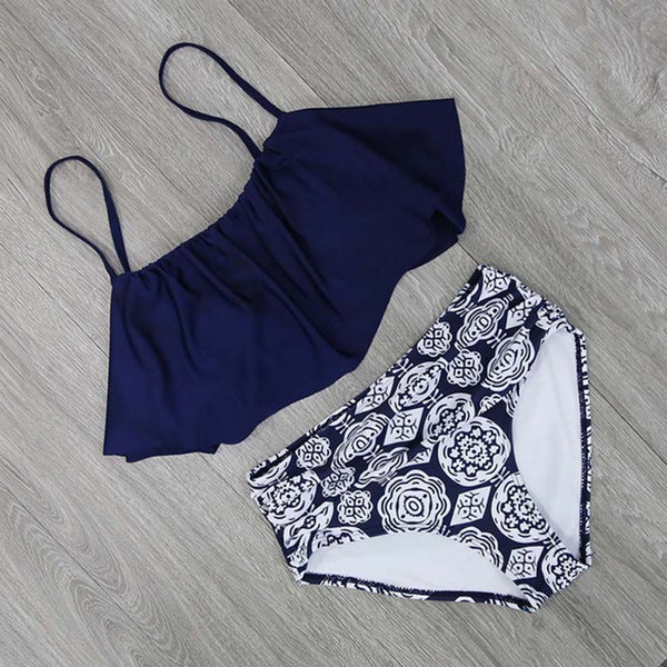 Fresh Water Beach High Waist Bikini Set