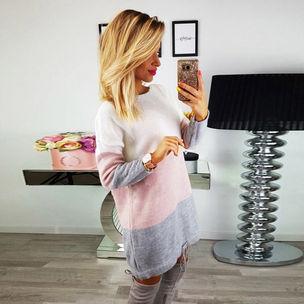 Della Cozy Sweater  Dress