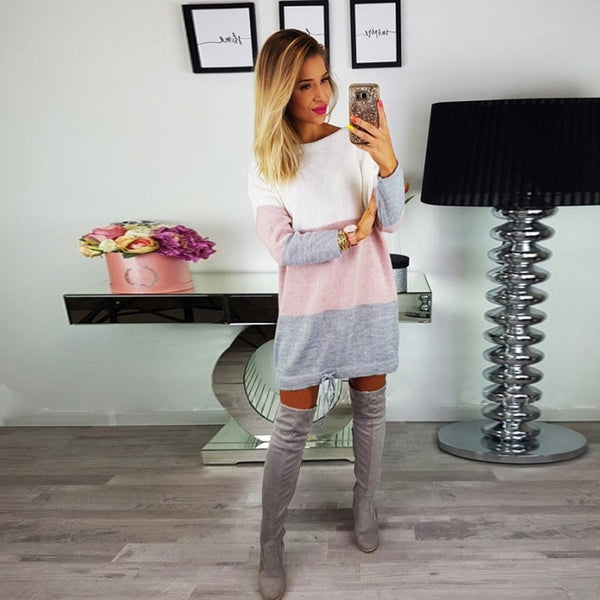 Della Cozy Sweater  Dress