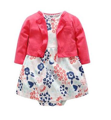 Bodysuit Dress & Cardigan