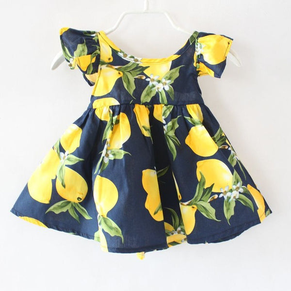 Lemon Cotton  Dress