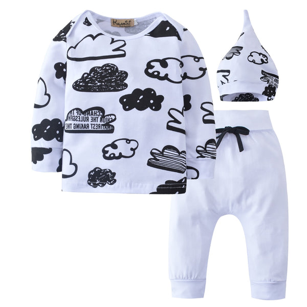 Cloud Print Baby  Outfit