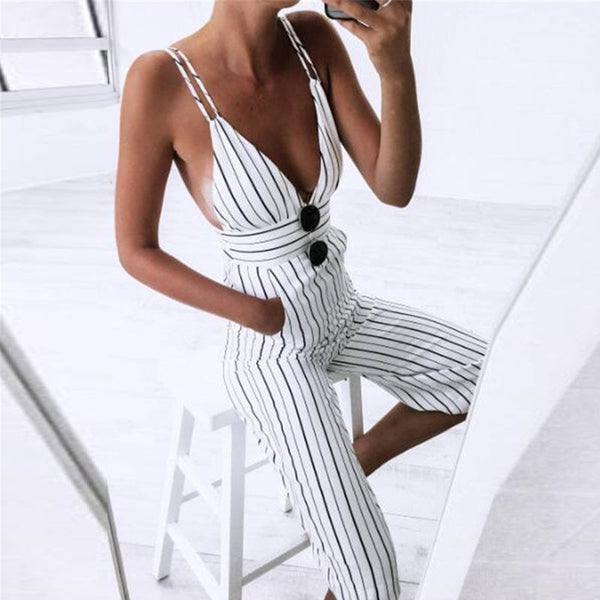 Ella Striped Jumpsuit