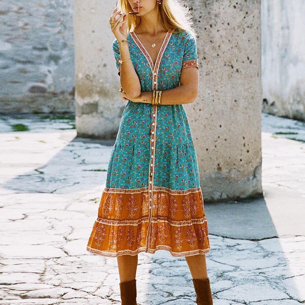 Grecian Blue Bohemian