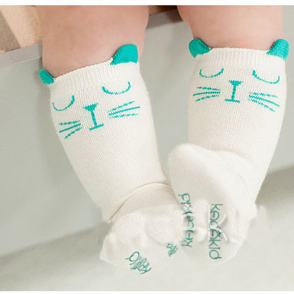 Cute Cat Anti-slip Soft Knee Socks